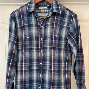 Gustin Blue Red Plaid Flannel MiUSA